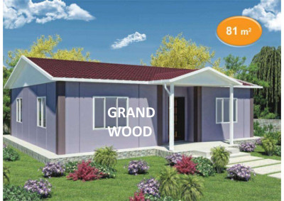 81 M2 TEK KATLI PREFABRİK EV
